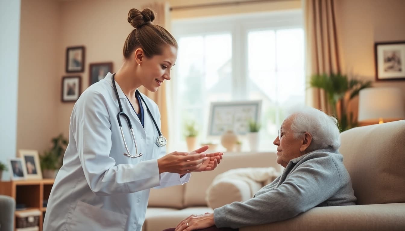 Providing personalized in home health care near me with compassionate caregivers in a warm setting.