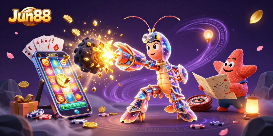 Engage in thrilling gameplay at Jun88 with a dynamic scene of gaming adventures and winning moments.